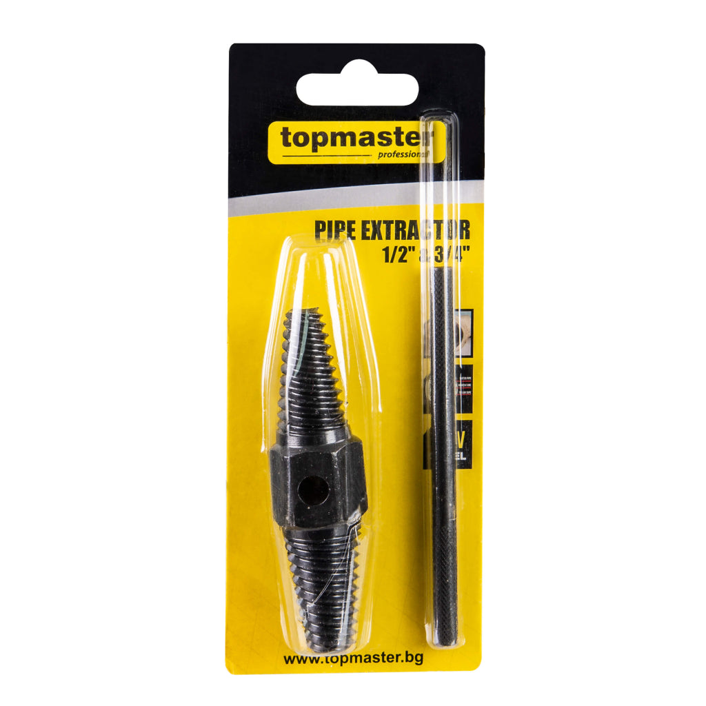 Extractor pentru tevi si suruburi uzate deteriorate 1/2 3/4 TOPMASTER