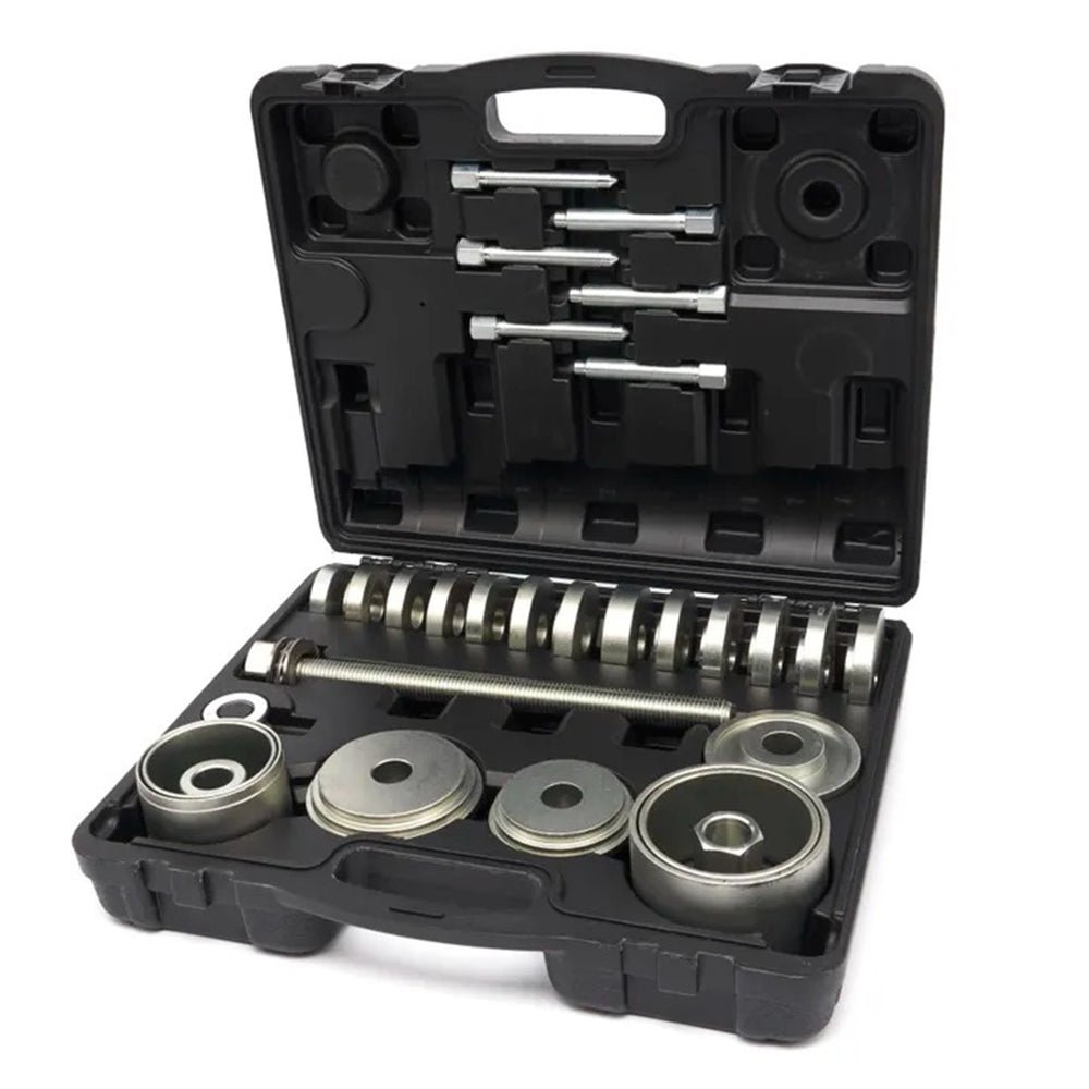 Extractor presa pentru bucse rulmenti de butuci de roti fuzeta, adaptoare  31 piese HBM