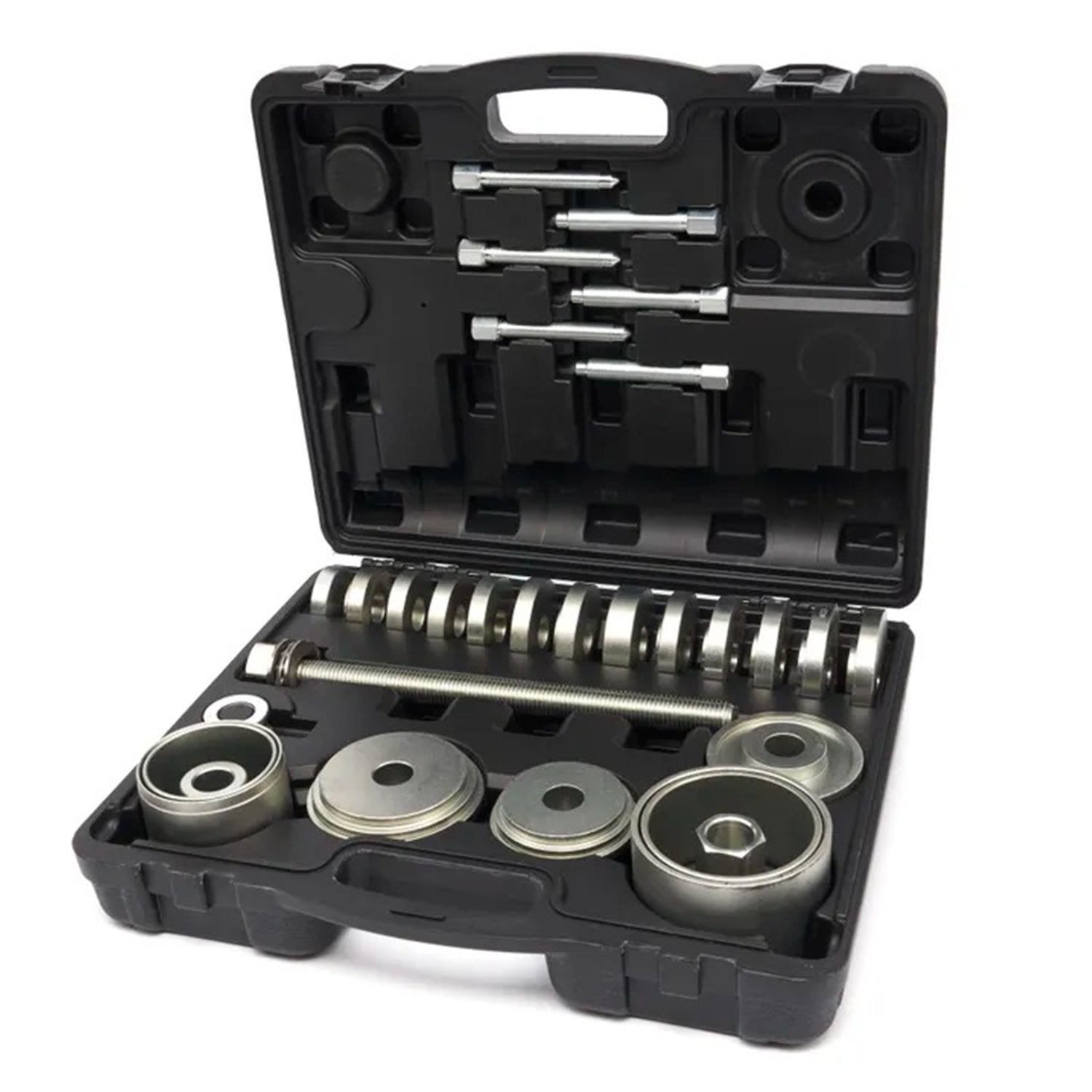 Extractor presa pentru bucse rulmenti de butuci de roti fuzeta, adaptoare  31 piese HBM