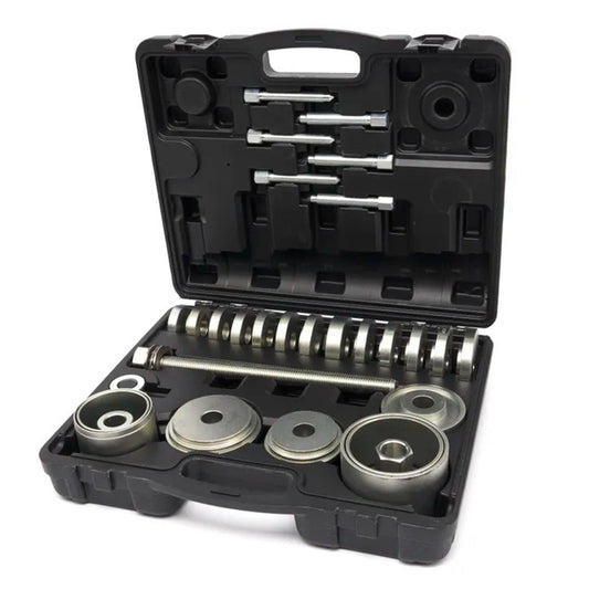 Extractor presa pentru bucse rulmenti de butuci de roti fuzeta, adaptoare  31 piese HBM