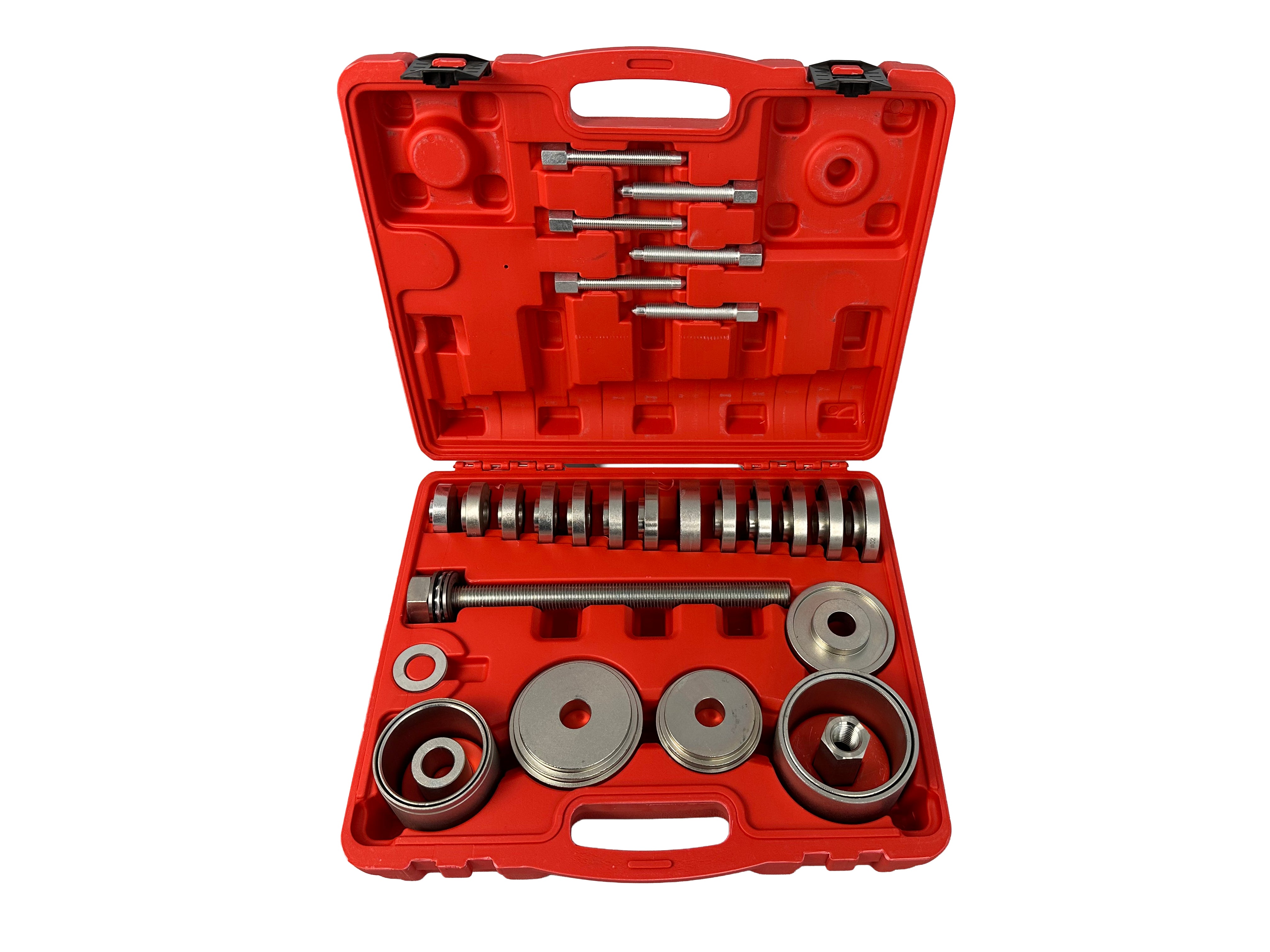 Extractor presa pentru bucse rulmenti de butuci de roti fuzeta, adaptoare 50-102mm 34 piese GEBO TOOLS