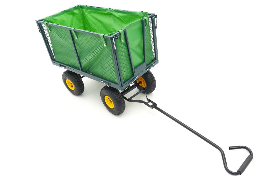 CARUCIOR TRANSPORT MARFA DE GRADINA CU OBLOANE 86 X 46 X 38CM 100KG HBM