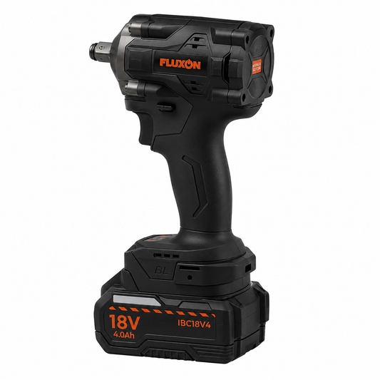 PISTOL DE IMPACT 1/2 600Nm BRUSHLESS MOTOR FARA PERII CU ACUMULATOR LI-ION 18V 4.0Ah