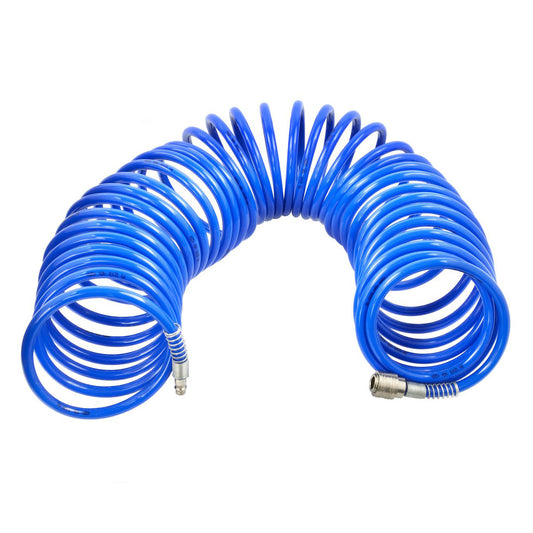 Furtun aer spirala 10m cu cuple rapide, diametru furtun 8-12mm GEKO
