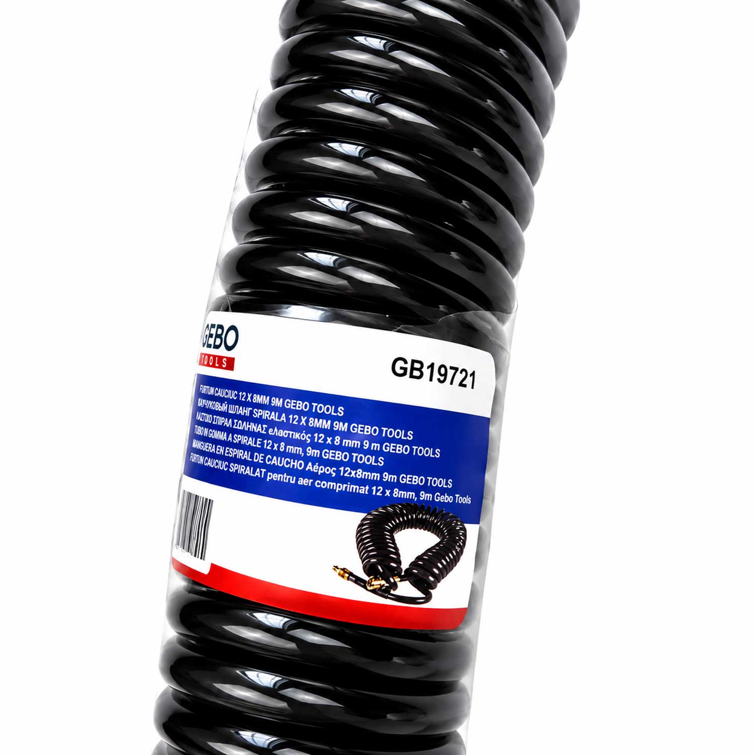 Furtun aer spirala 12 x 8mm 9m GEBO TOOLS