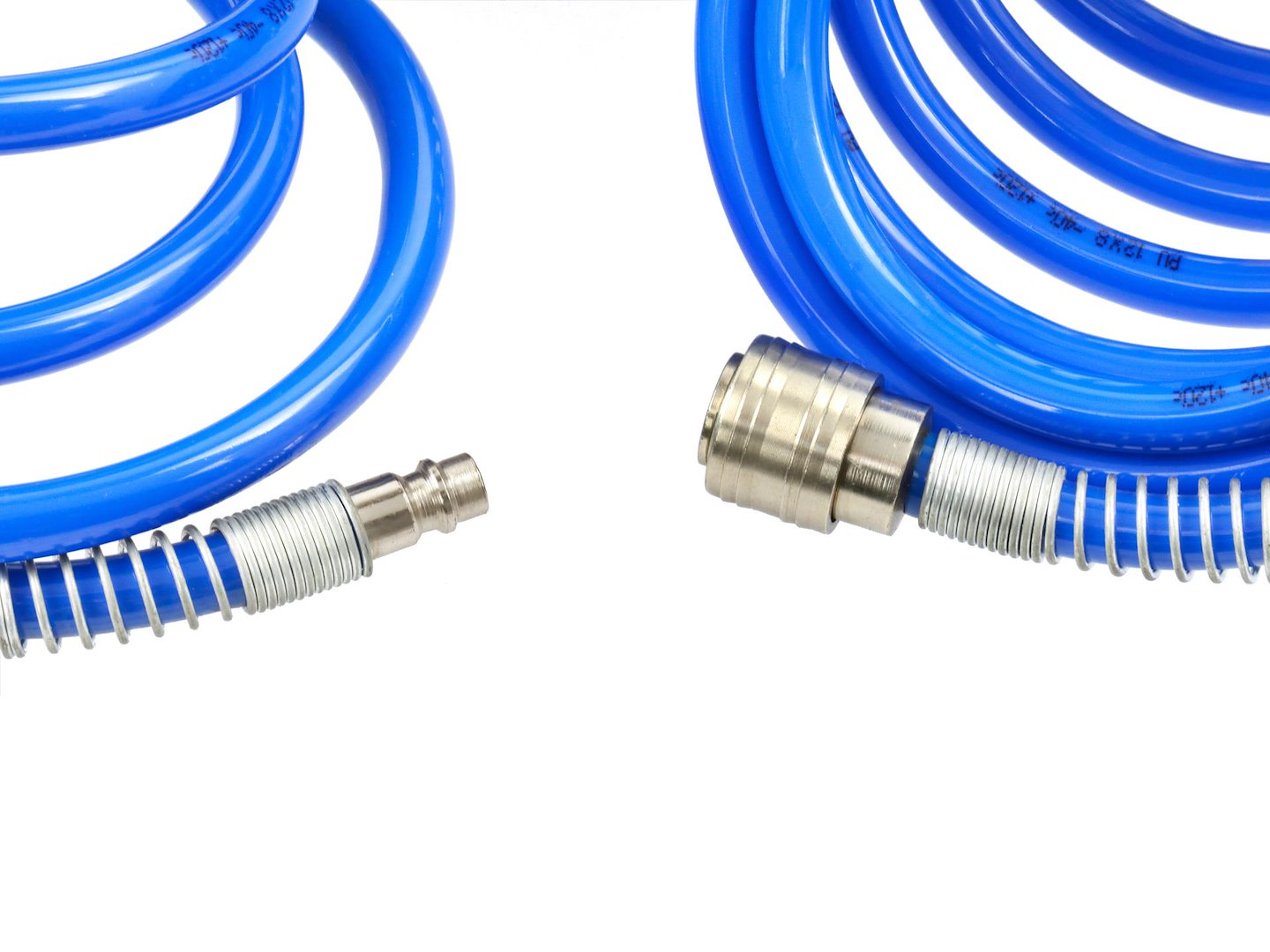 Furtun aer spiralat 20m diametru 8x12mm cuple rapide incluse