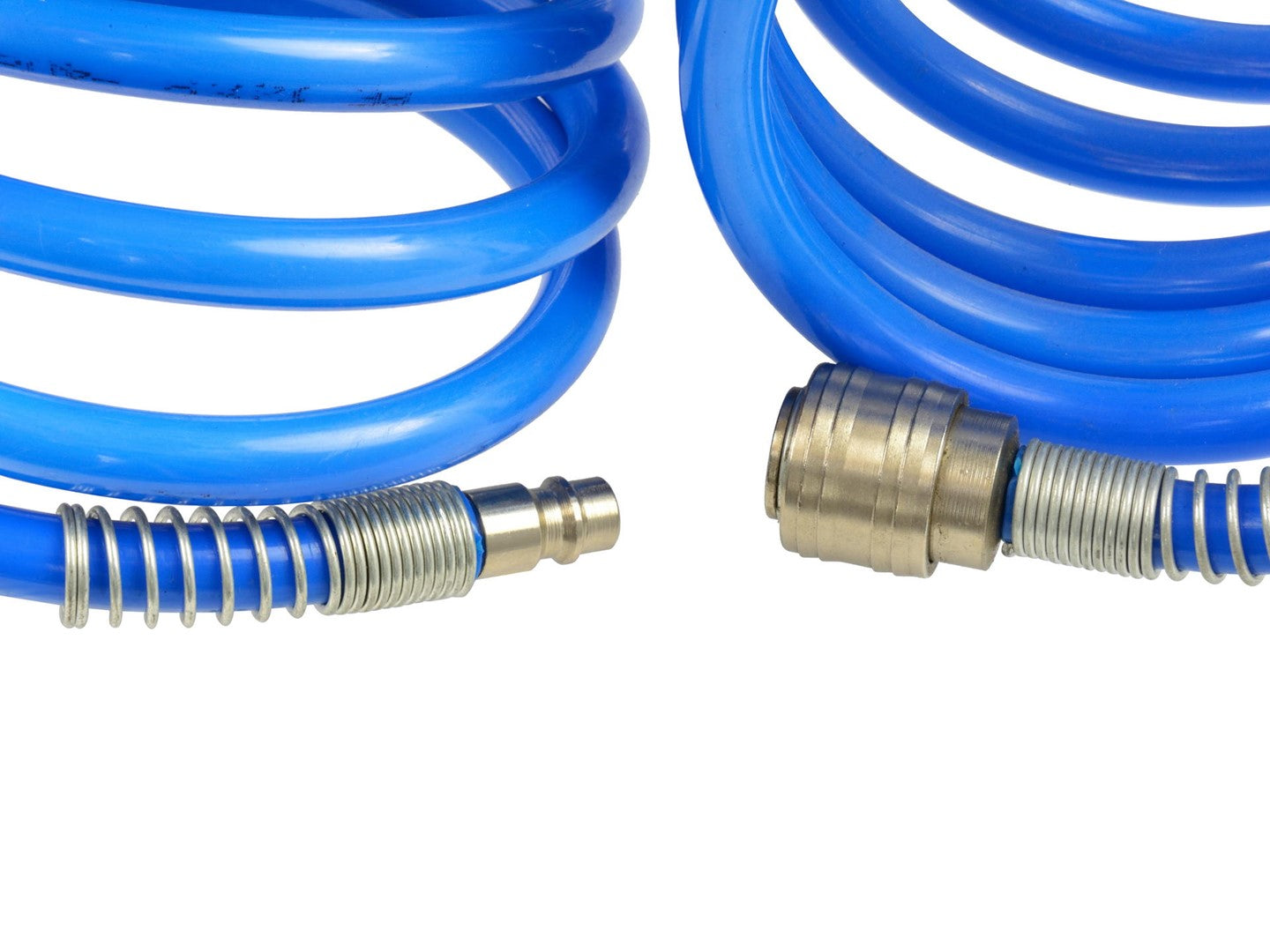 Furtun de aer spiralat cu cuple rapide 8x12mm 20m
