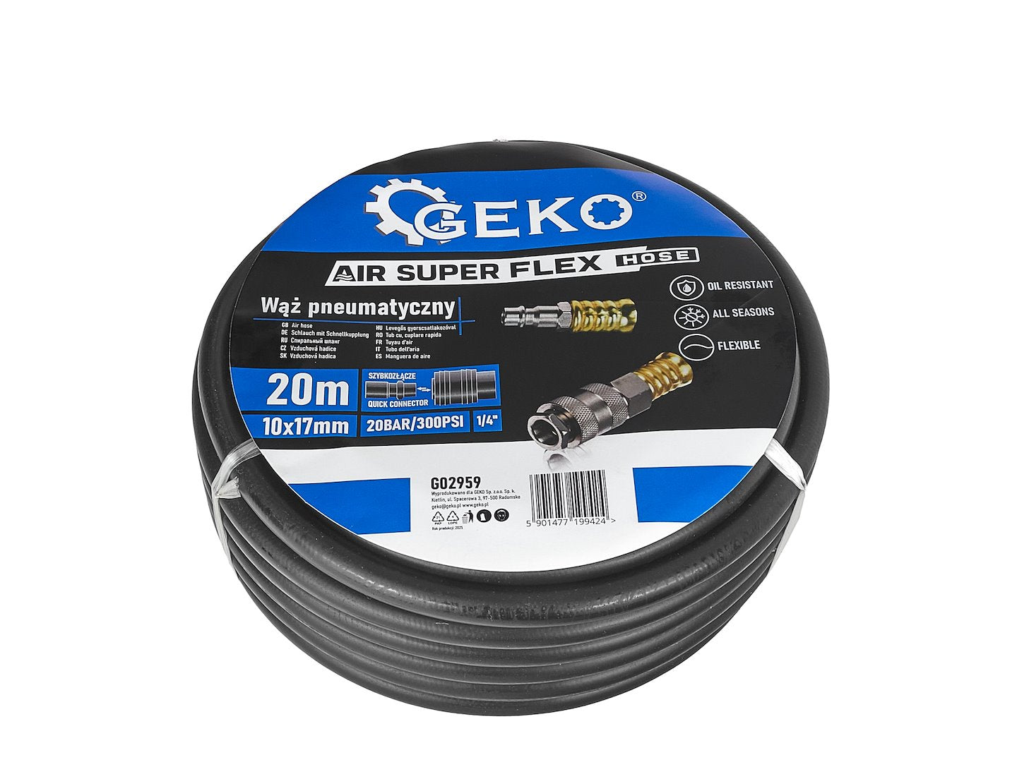 Furtun pentru aer comprimat, 10x17mm 20m