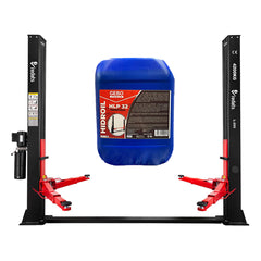 ELEVATOR AUTO 2 COLOANE 4,2T CU DEBLOCARE MANUALA ELECTROHIDRAULICA 380V REDATS + ULEI GRATIS