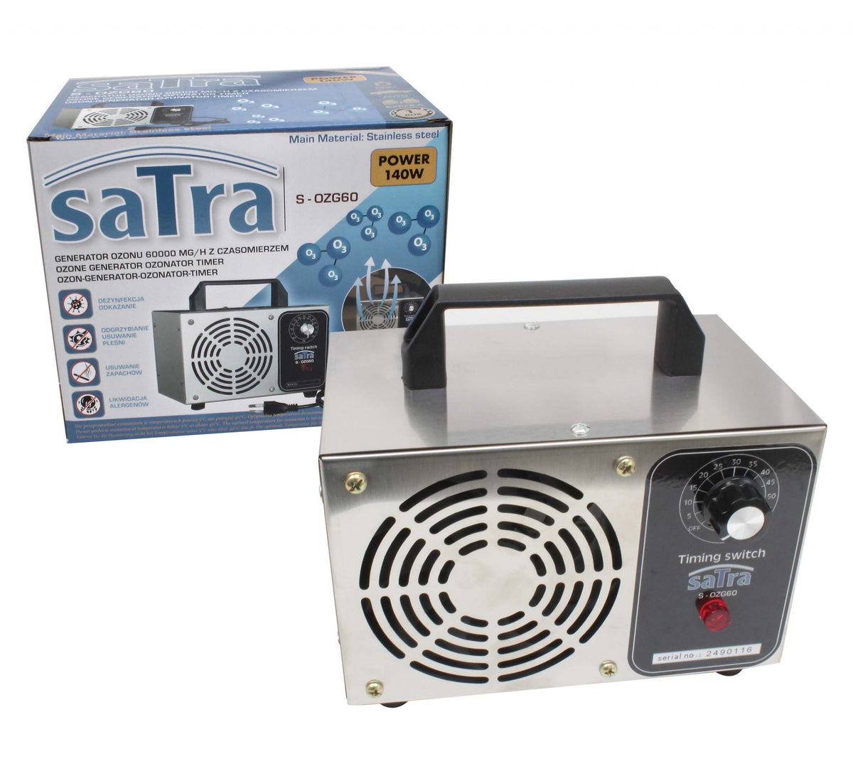 Generator de ozon 6000 mg/h cu timer SATRA