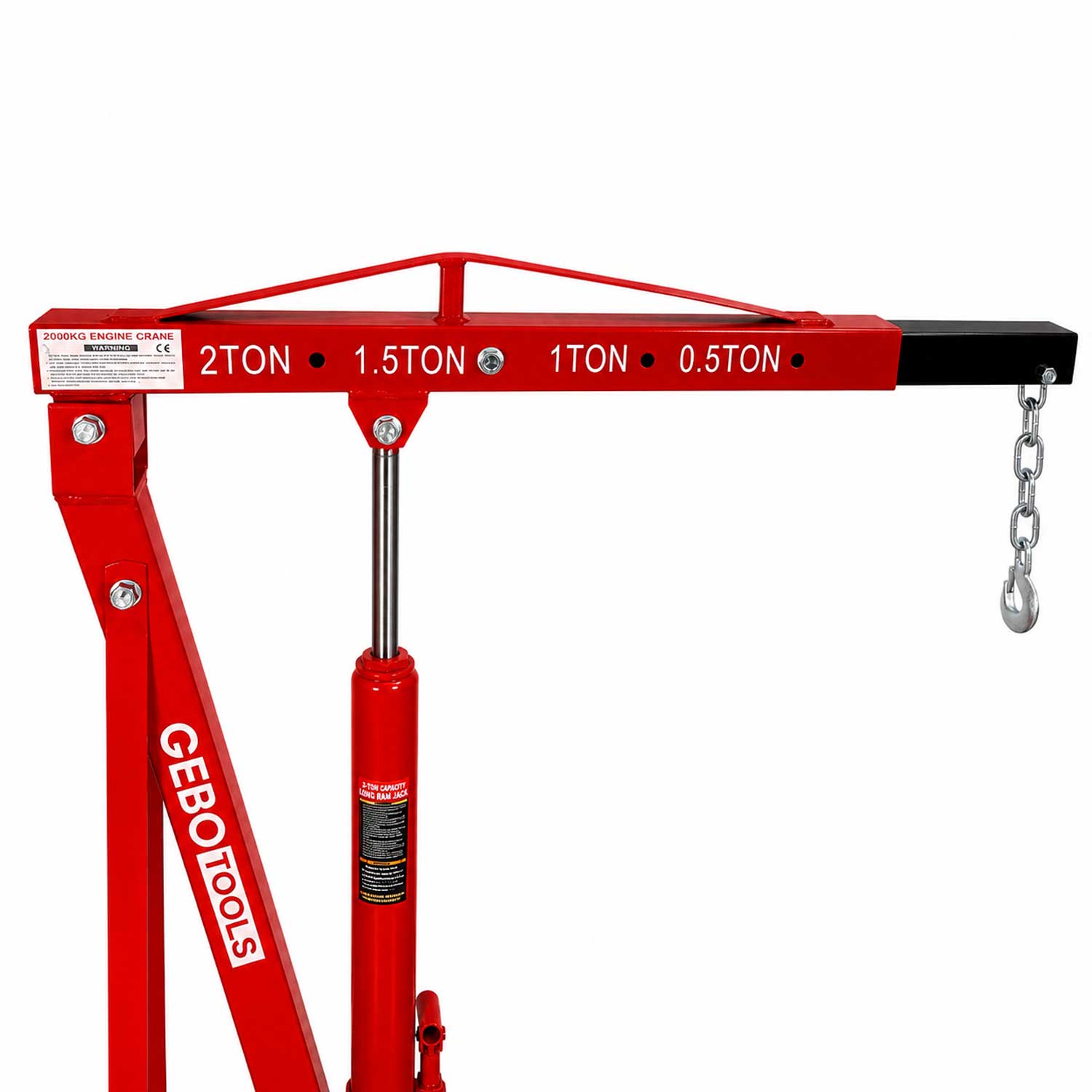 Girafa macara hidraulica scos motor 2T pliabila GEBO TOOLS