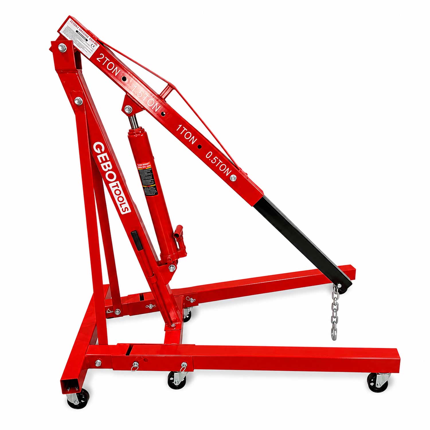 Girafa macara hidraulica scos motor 2T pliabila GEBO TOOLS