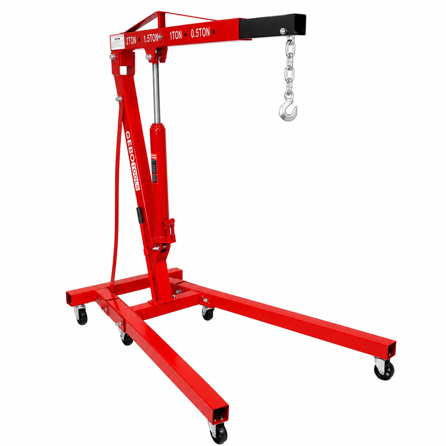 Girafa macara hidraulica scos motor 2T pliabila GEBO TOOLS