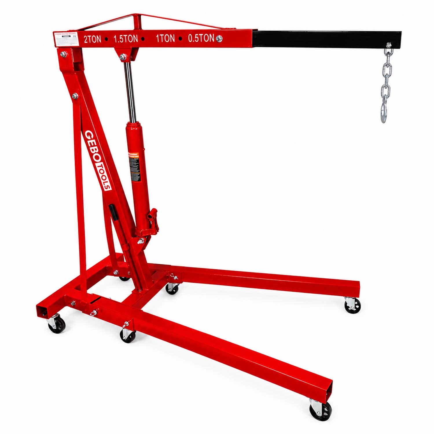 Girafa macara hidraulica scos motor 2T pliabila GEBO TOOLS
