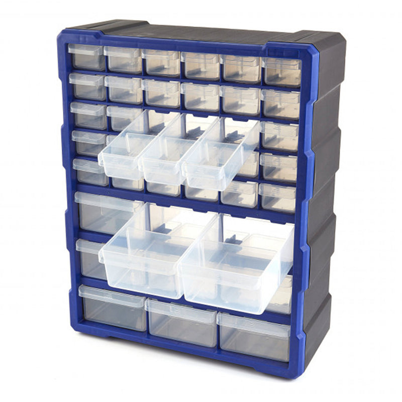 CUTIE DE PLASTIC ORGANIZATOR PENTRU DEPOZITARE CU 39 DE SERTARE