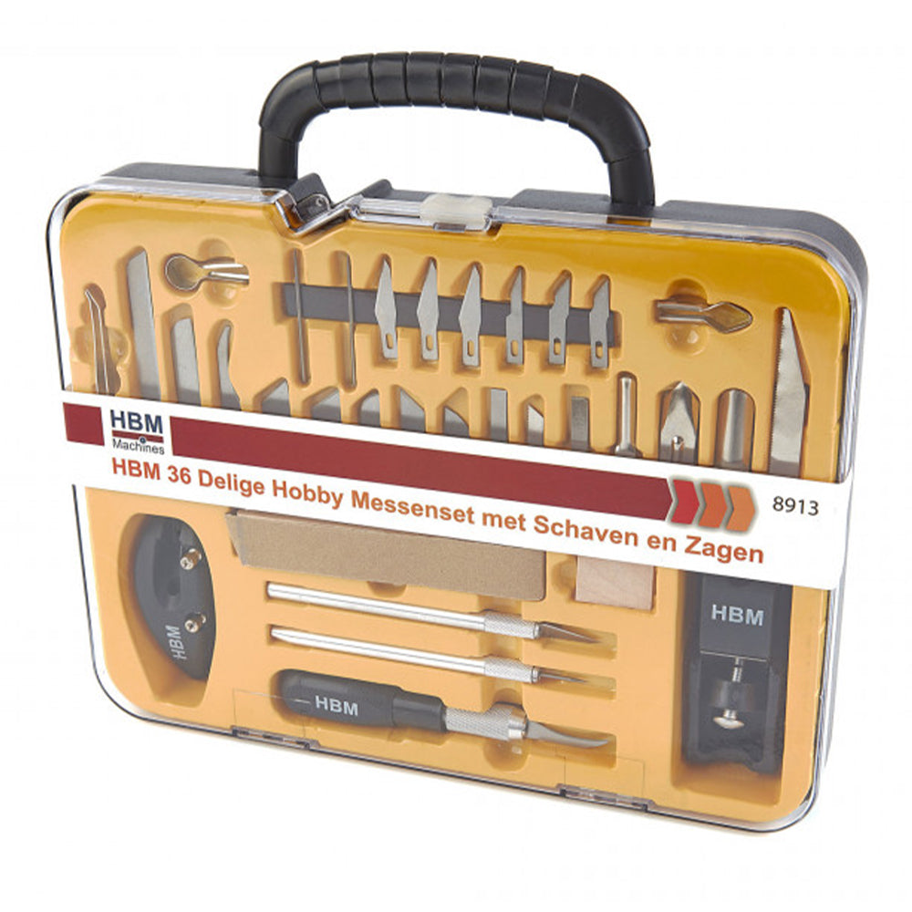 SET CUTITE DE PRECIZIE PENTRU TAIAT SCULPTAT CRAFT 36 DE PIESE HBM