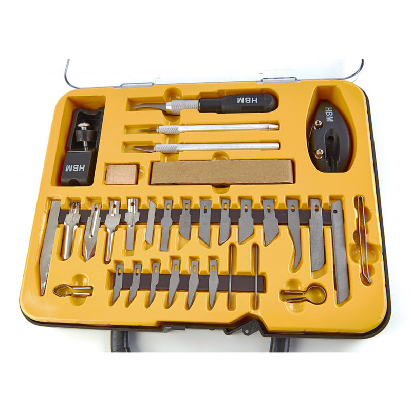 SET CUTITE DE PRECIZIE PENTRU TAIAT SCULPTAT CRAFT 36 DE PIESE HBM