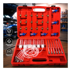 TRUSA VERIFICARE PIERDERI RETUR COMBUSTIBIL – KIT TEST DEBIT INJECTOARE DIESEL COMMON RAIL, ADAPTOR MOTOARE PANA LA 6 CILINDRI GEBO TOOLS