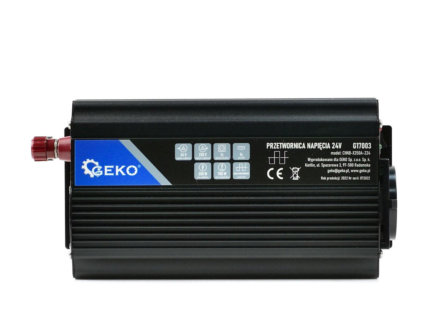 Invertor de tensiune 24-220V 350/700W