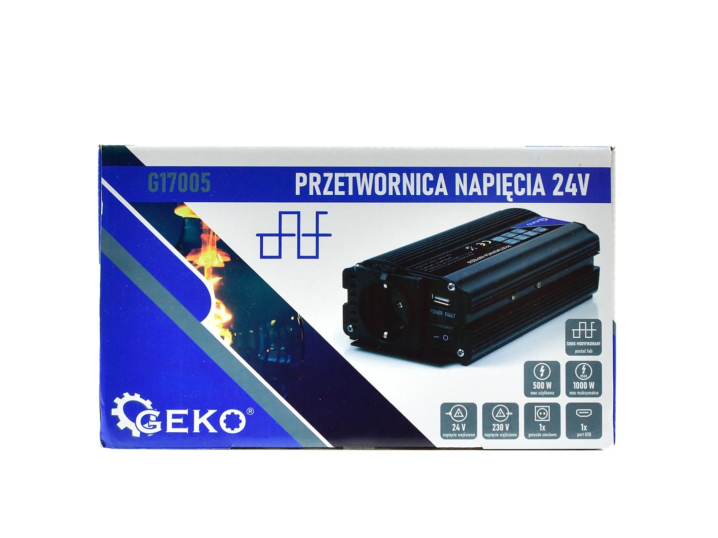Invertor de tensiune 24-220V 500/1000w