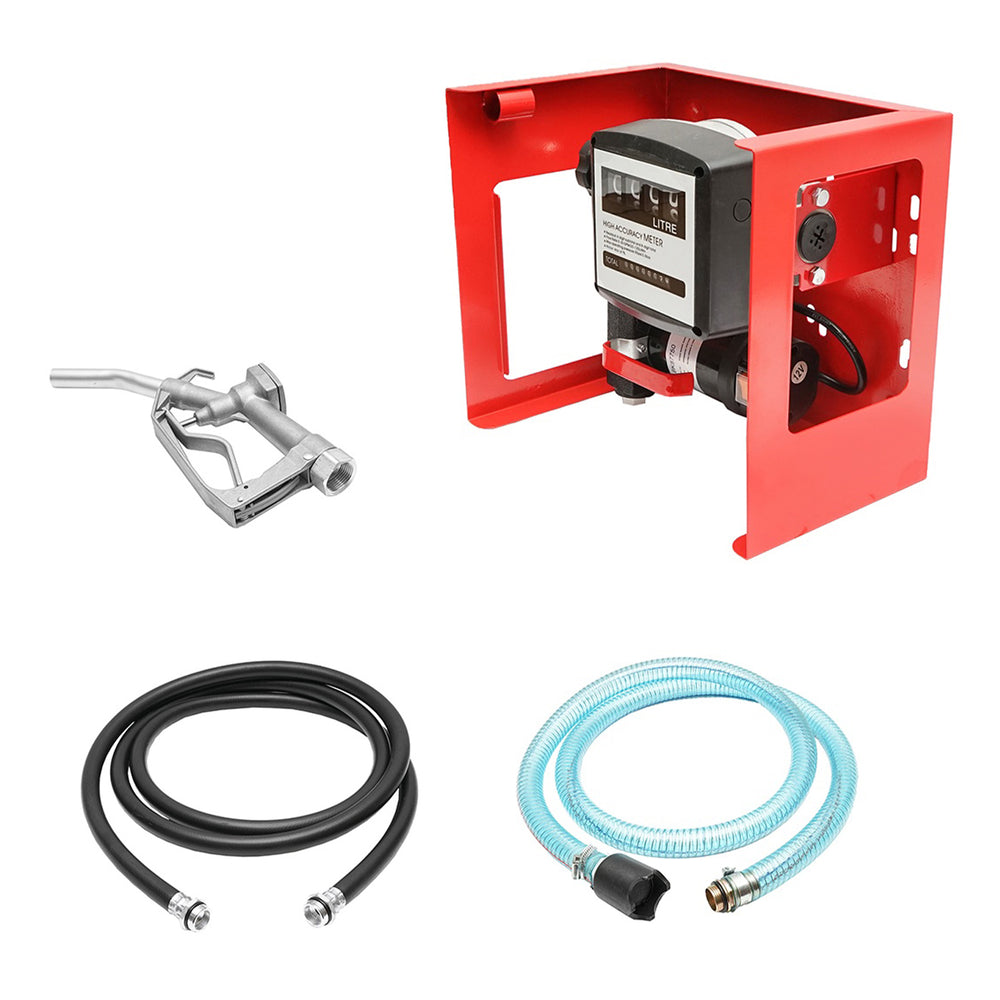 Kit pompa pentru transfer motorina cu contor 12V 40l/min