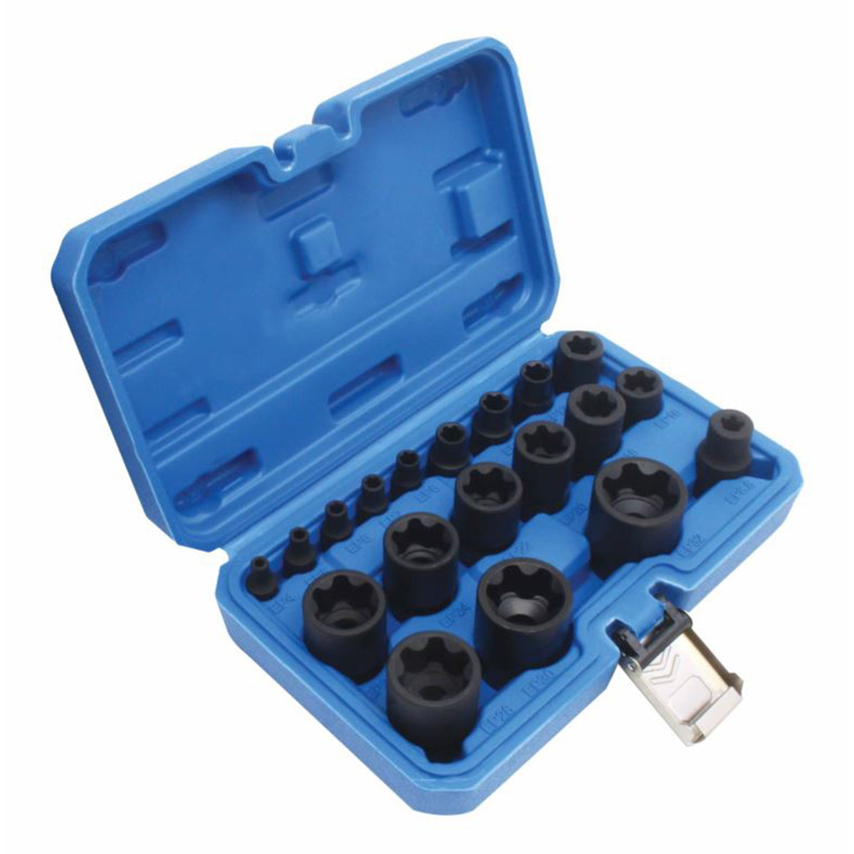 Set chei tubulare de impact ep torx  ep4 - ep32 19 piese Satra