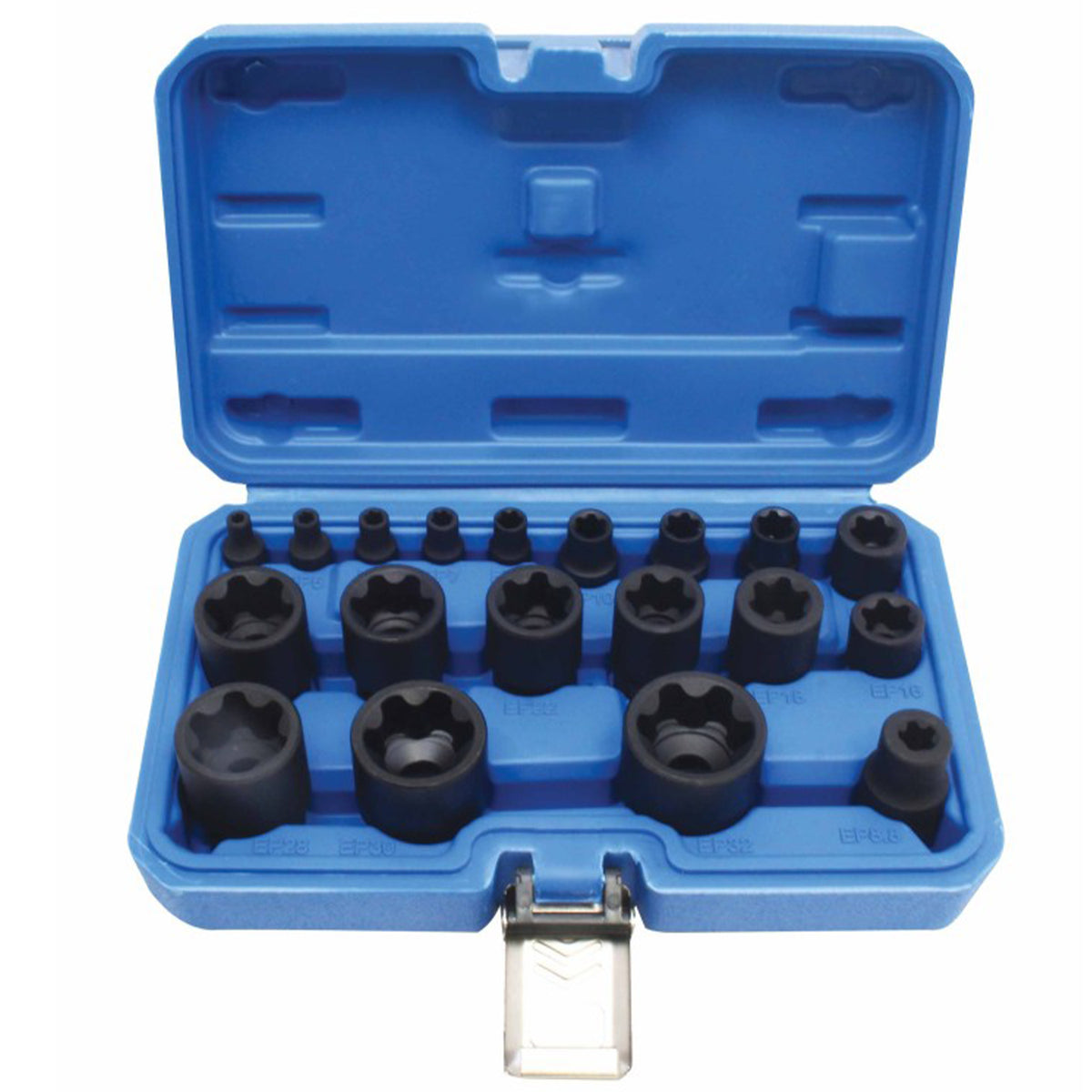Set chei tubulare de impact ep torx  ep4 - ep32 19 piese Satra