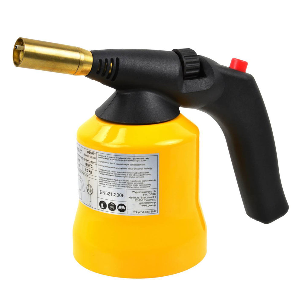 Lampa de lipit sudat cu gaz aprindere piezo 1.7KW GEKO