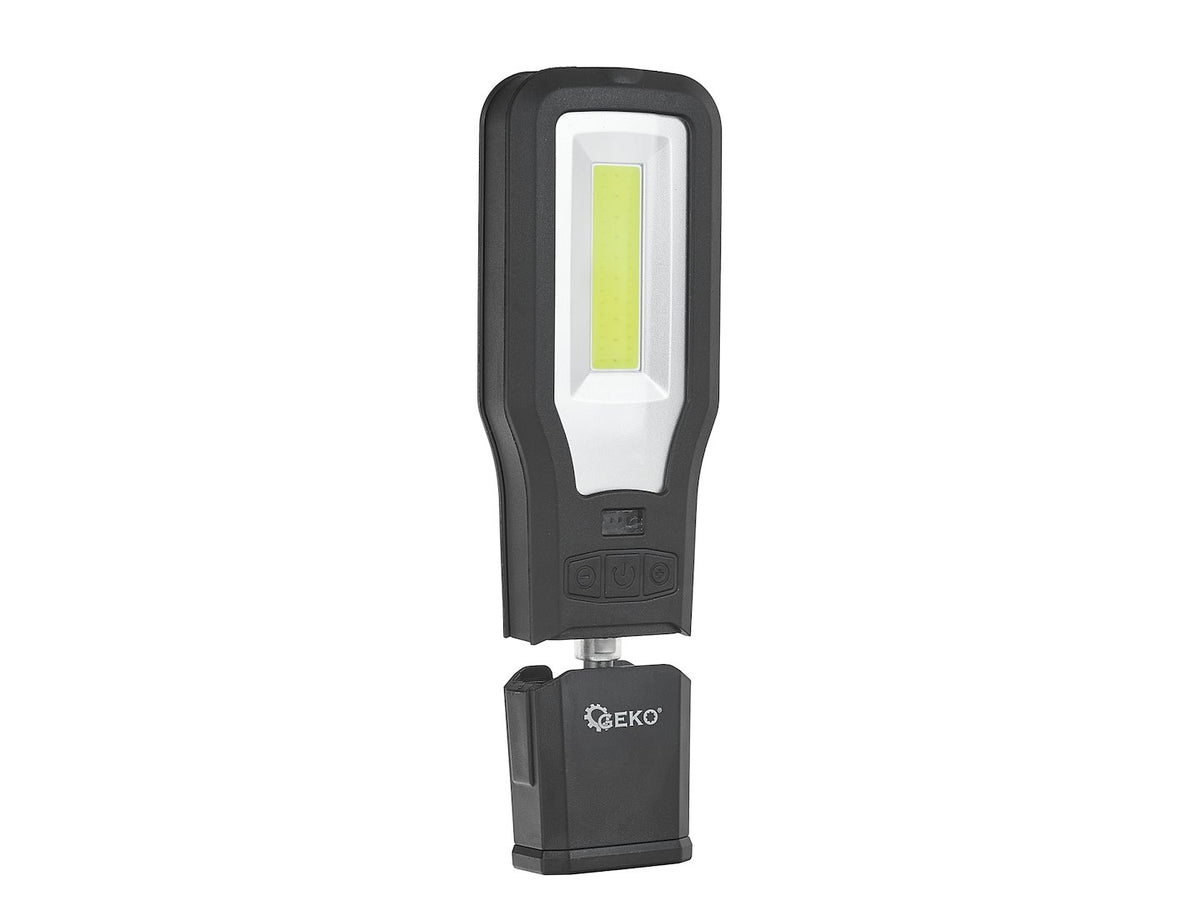 Lampa de lucru cu LED COB 10W+5w reincarcabila cu suport, magnetic, carlig, 2000mah 550lm ip54