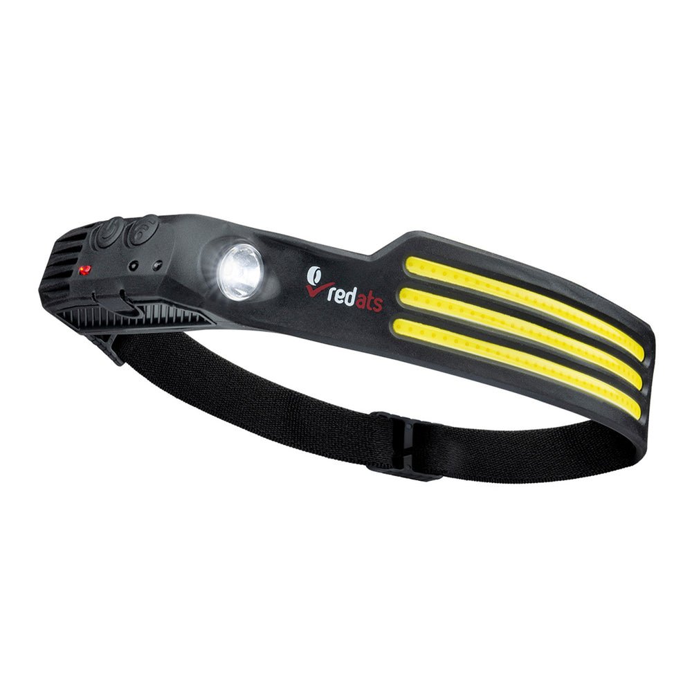Lanterna LED frontala de cap cu senzor fh-220 – 3 dungi LED, acumulator reincarcabil 1200mah