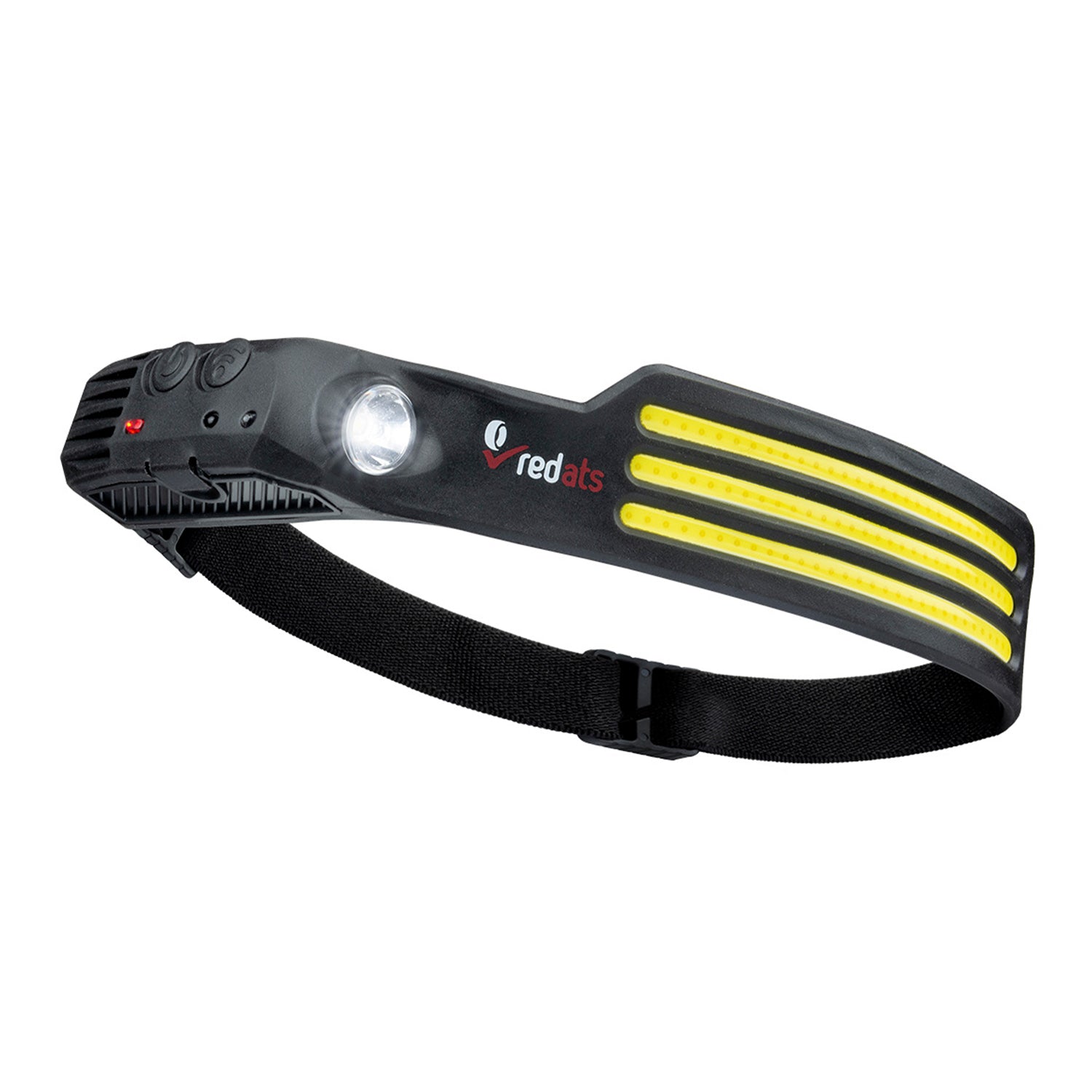 Lanterna LED frontala de cap cu senzor fh-220 – 3 dungi LED, acumulator reincarcabil 1200mah