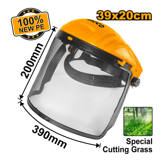 Masca cu viziera plasa 39 x 20 cm INGCO