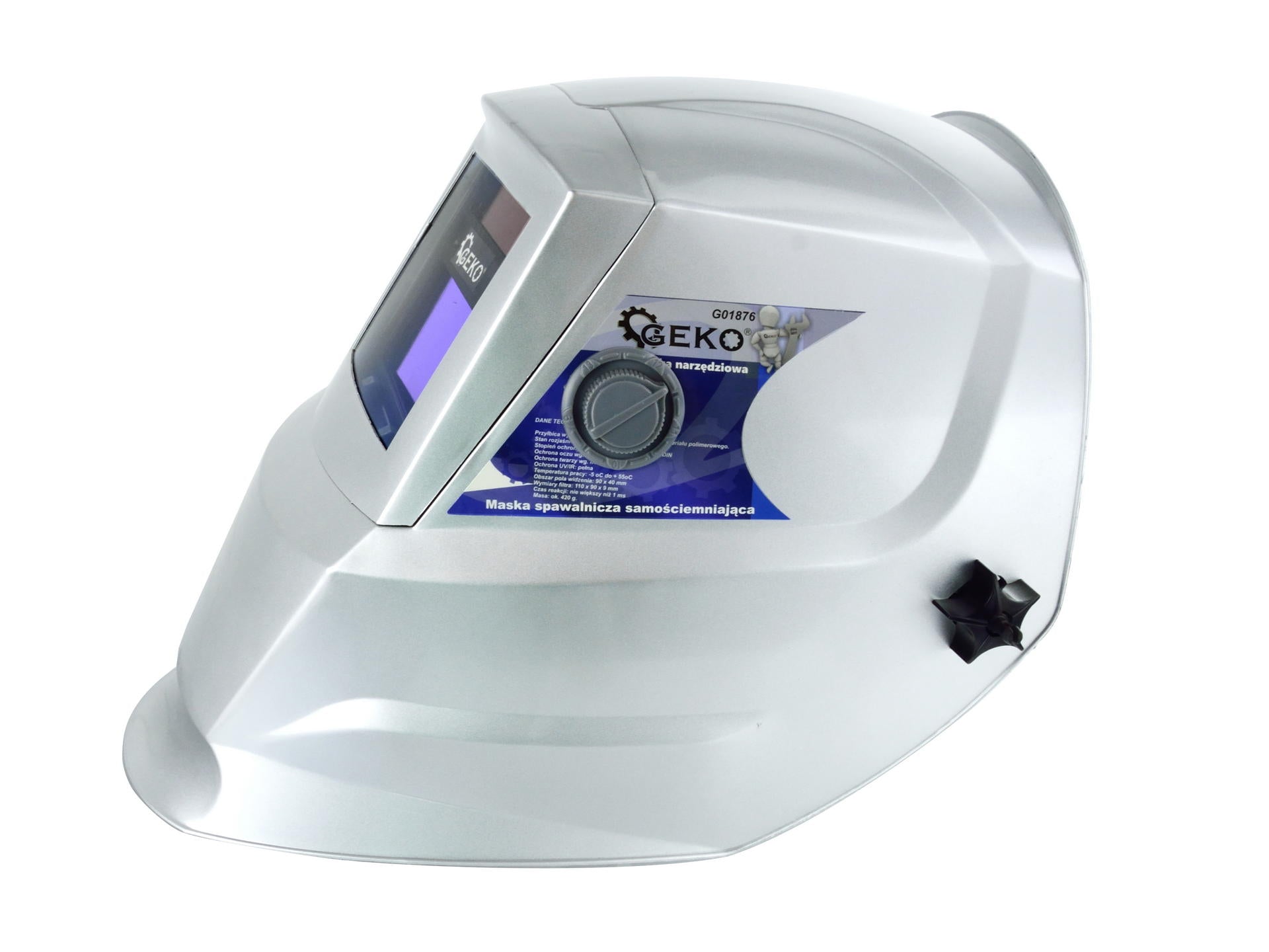 Masca de sudura cu auto-intunecare profi-grey GEKO
