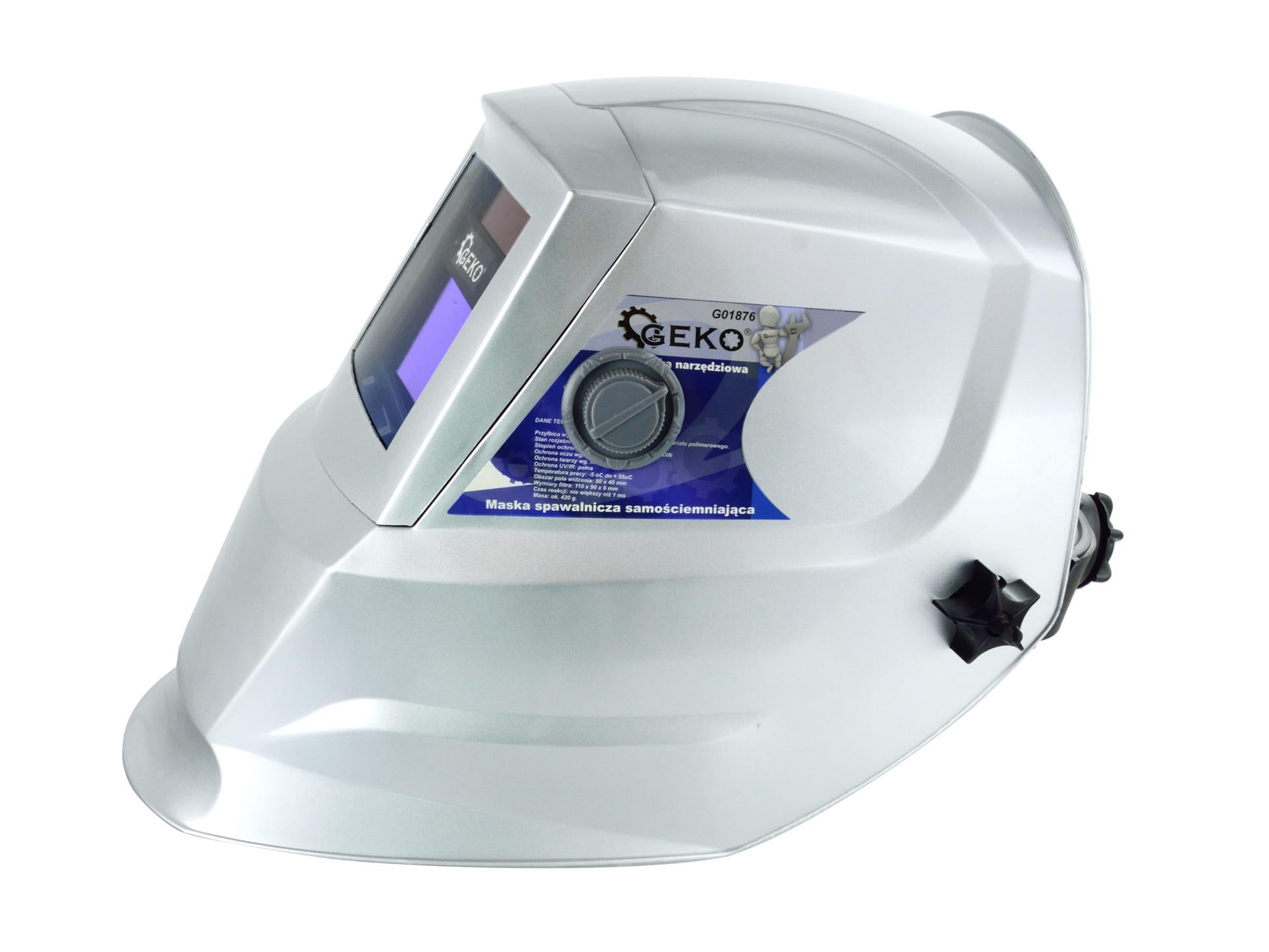 Masca de sudura cu auto-intunecare profi-grey GEKO