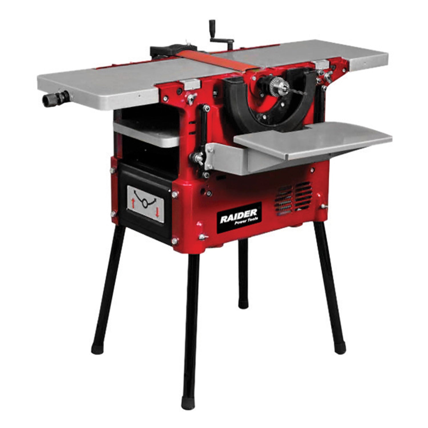 Masina combinata pentru tamplarie cu functii de debitare taiere, rindeluire-abricht, frezare cu freze profilate, gaurire si degrosare 2200W 230V