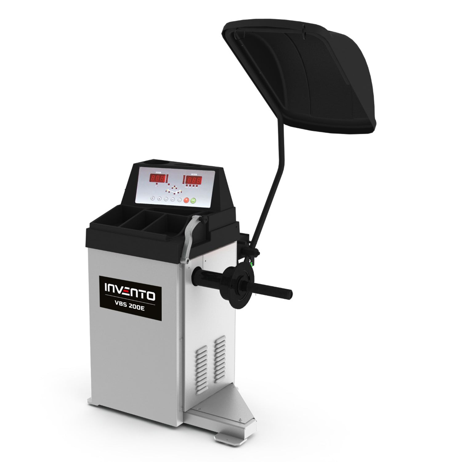 Masina de echilibrat semi-automata pentru roti autoturisme 24" INVENTO vbs 200e