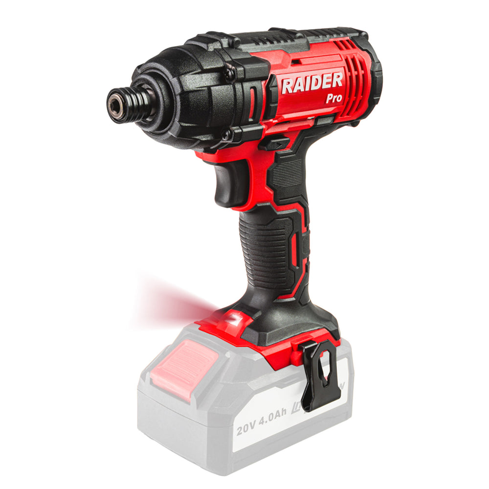 Masina de insurubat cu impact 1/4 hex 180NM 20V RAIDER