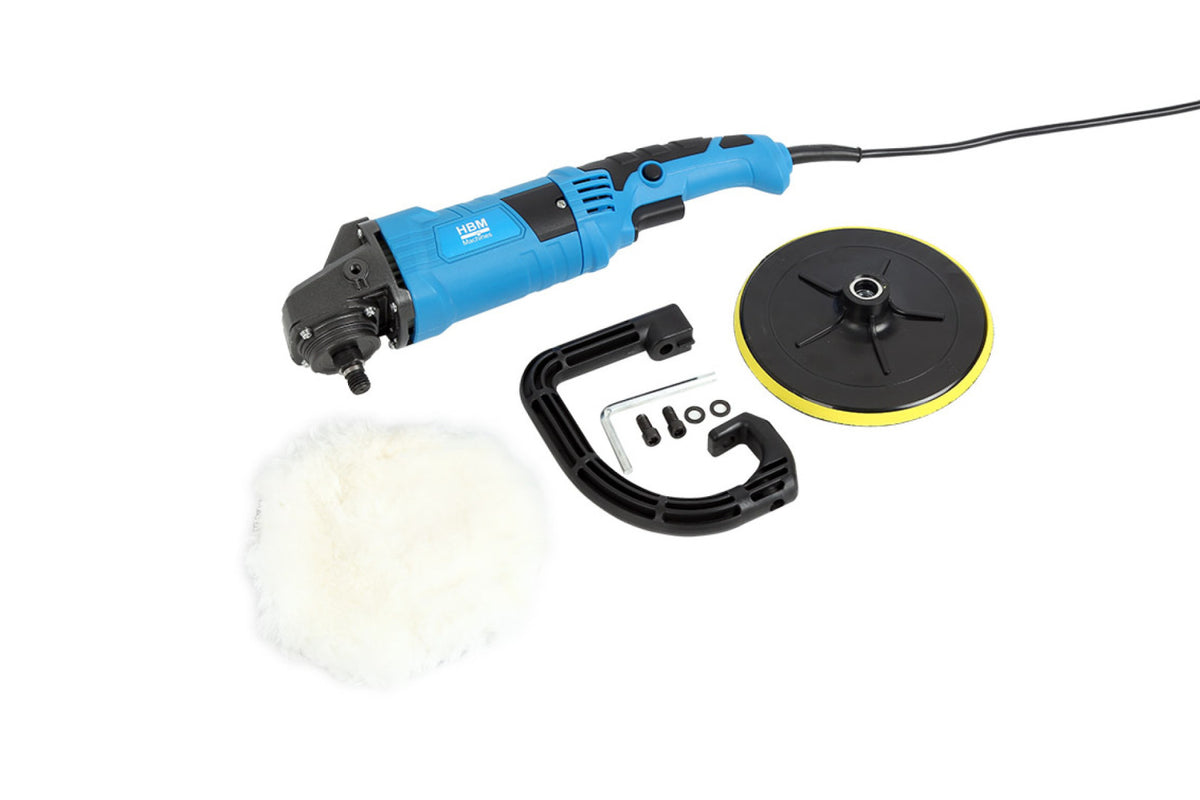Masina de slefuit lustruit polisat 180mm 1200W HBM