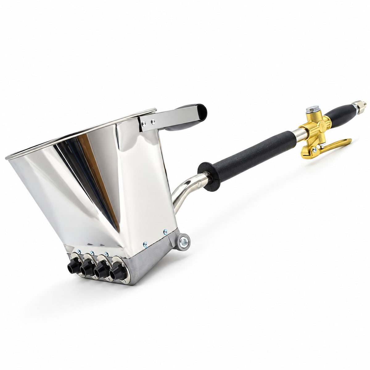 Masina pneumatica de tencuit din inox cu 4 duze