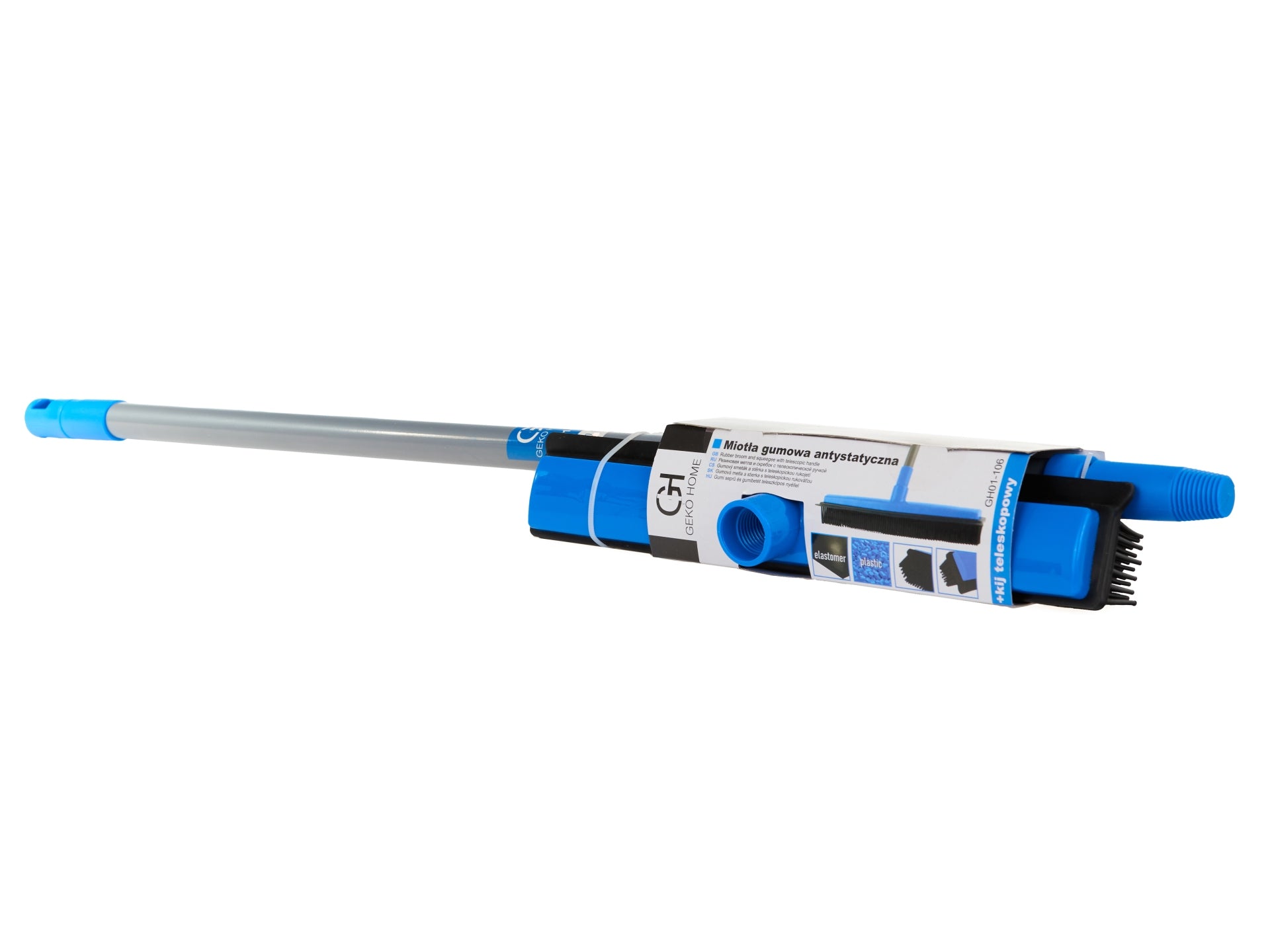 Matura si racleta din cauciuc cu maner telescopic 78.5-140cm