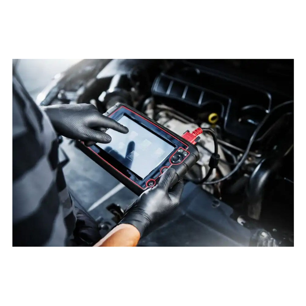 MANUSI DE NITRIL PREMIUM MERCATOR GOGRIP ONE BY ONE CULOARE NEAGRA, MARIMEA M, SET DE 100 BUC