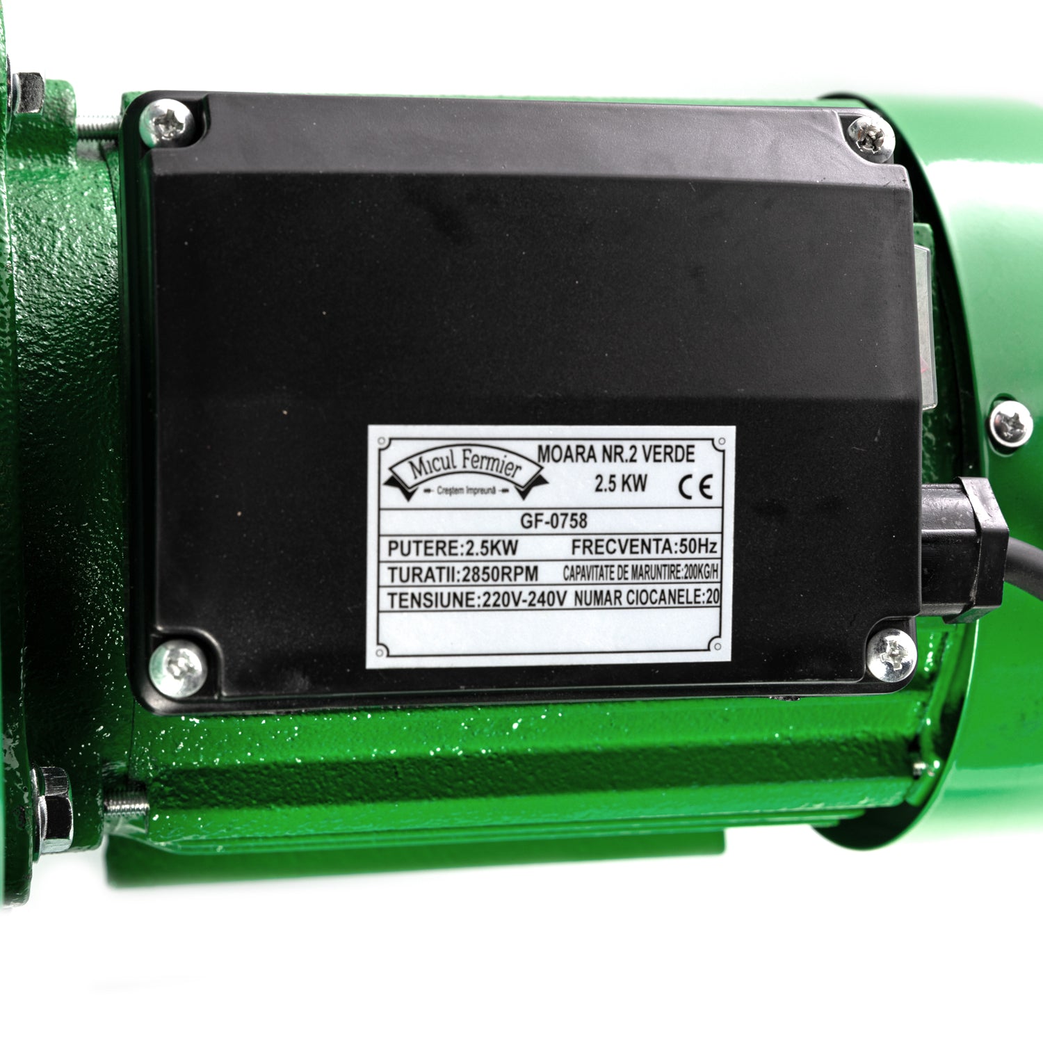 Moara electrica pentru macinat 2.5KW model 3 200kg/ ora