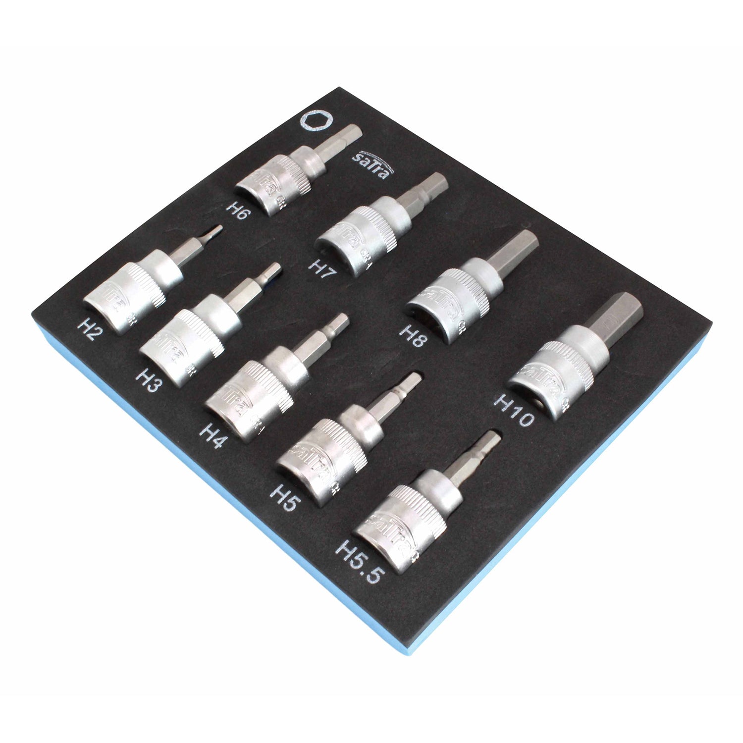 Modul chei biti hexagonale imbus 3/8'' h2-h10 9 piese