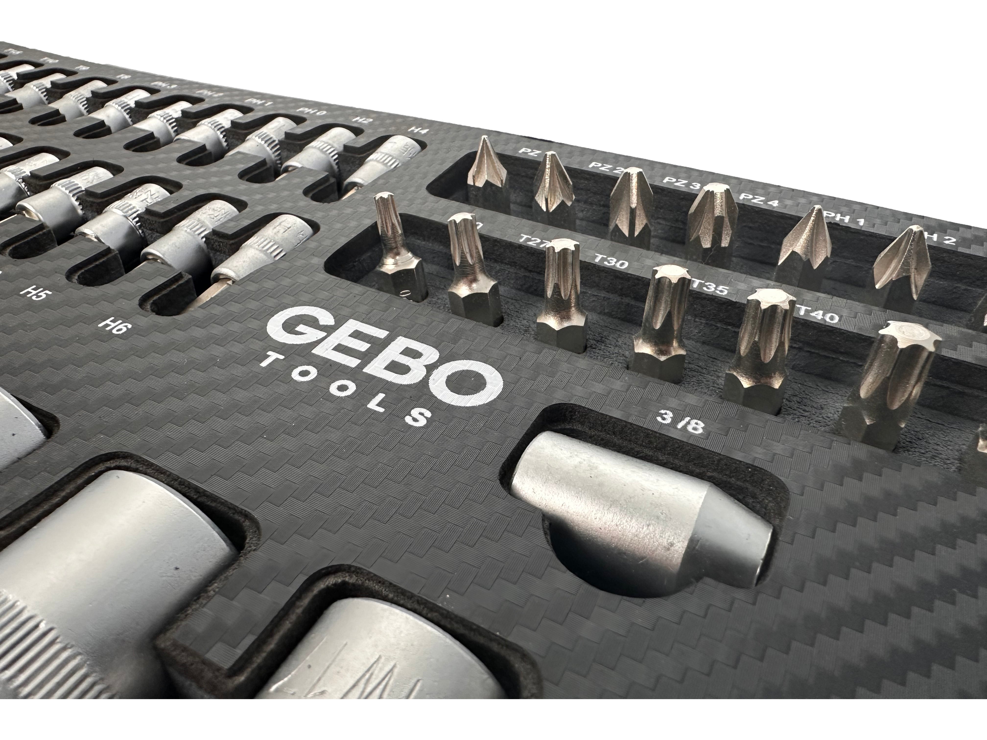 Modul dulap biti 101 piese GEBO TOOLS