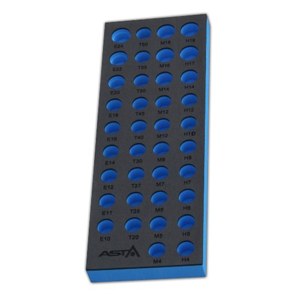 Modul dulap organizator din spuma pentru biti si tubulare – 39 x 14 cm