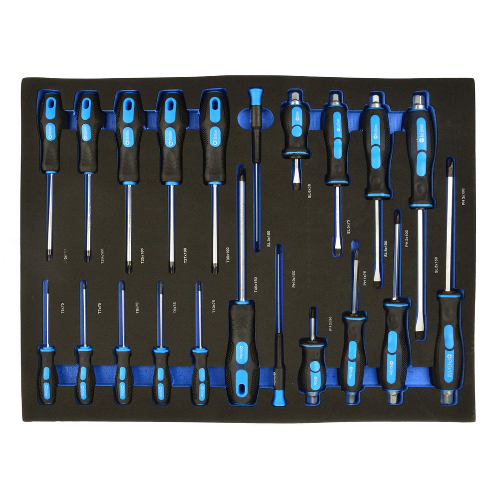 Modul dulap scule cu surubelnite  21 piese GEKO