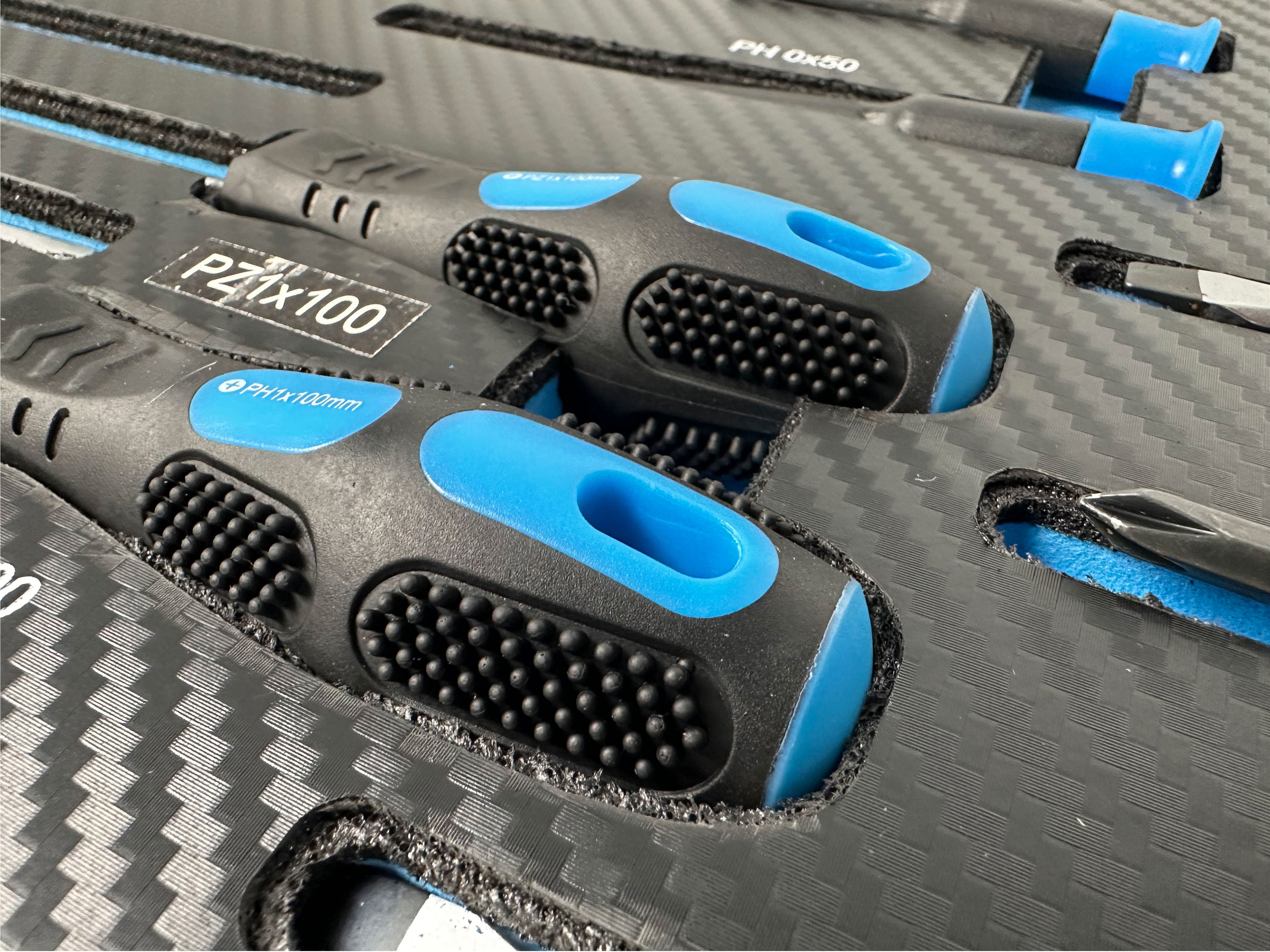 Modul dulap scule cu surubelnite profesionale, 21 piese GEBO TOOLS