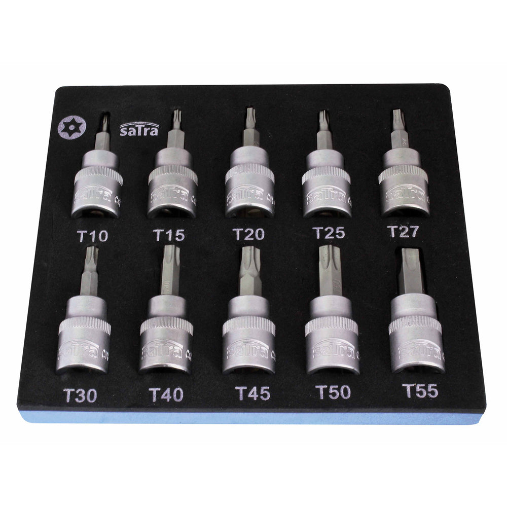 Modul dulap set biti TORX cu gaura 3/8 t10-t55 lungime 50mm