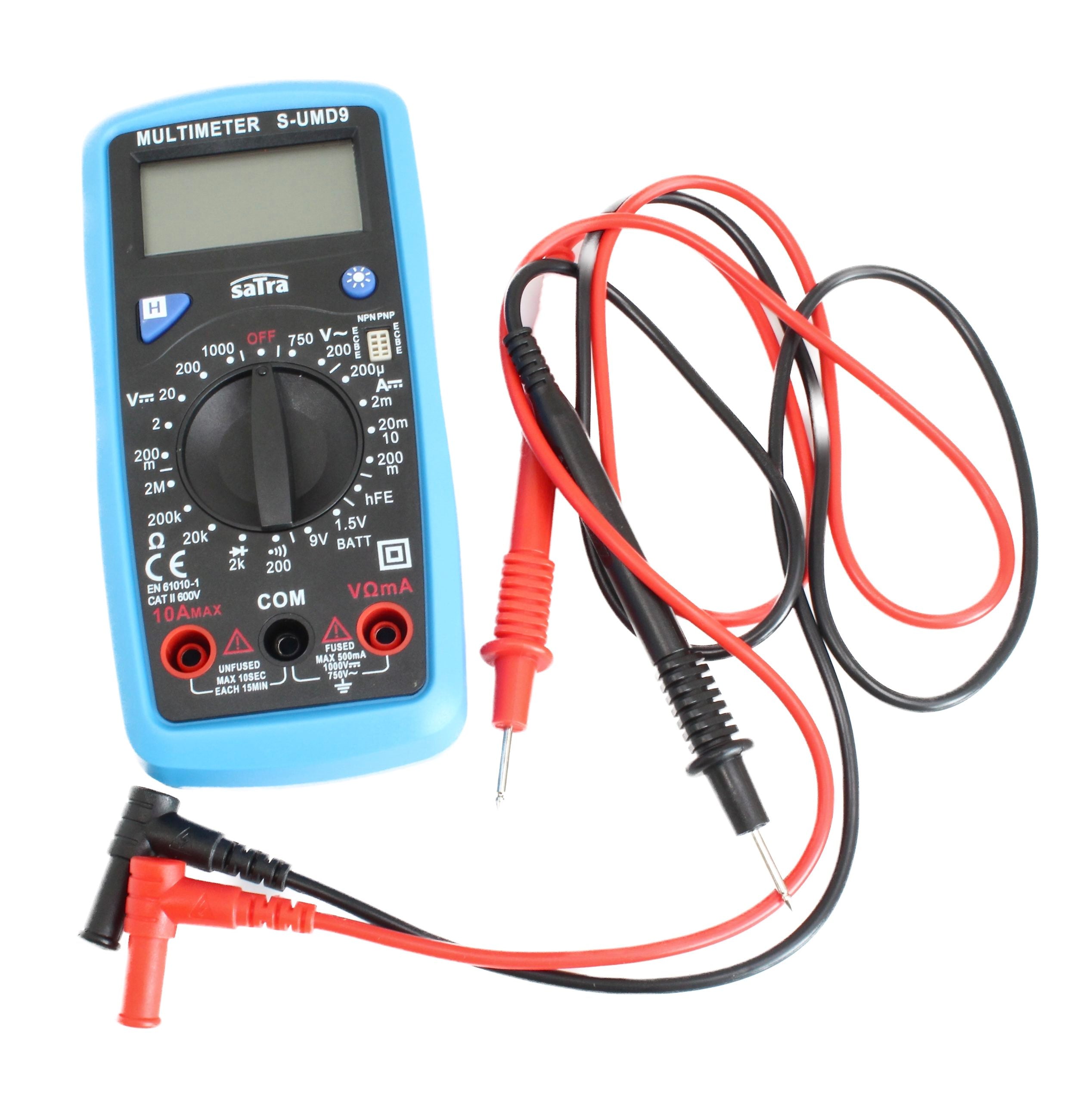 Multimetru digital SATRA ac 200-750v dc 200mv-200ma 200ua-200ma