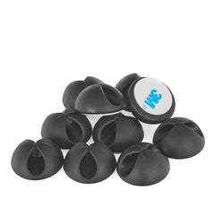 SET 10 SUPORTURI AUTOADEZIVE PENTRU CABLURI 28x28MM